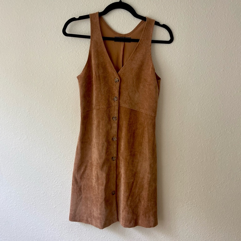 Fine Wale Corduroy Jumper w/ Pockets